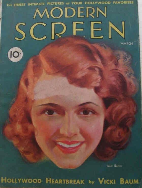 MODERN SCREEN magazine cover Issue 16 March 1932